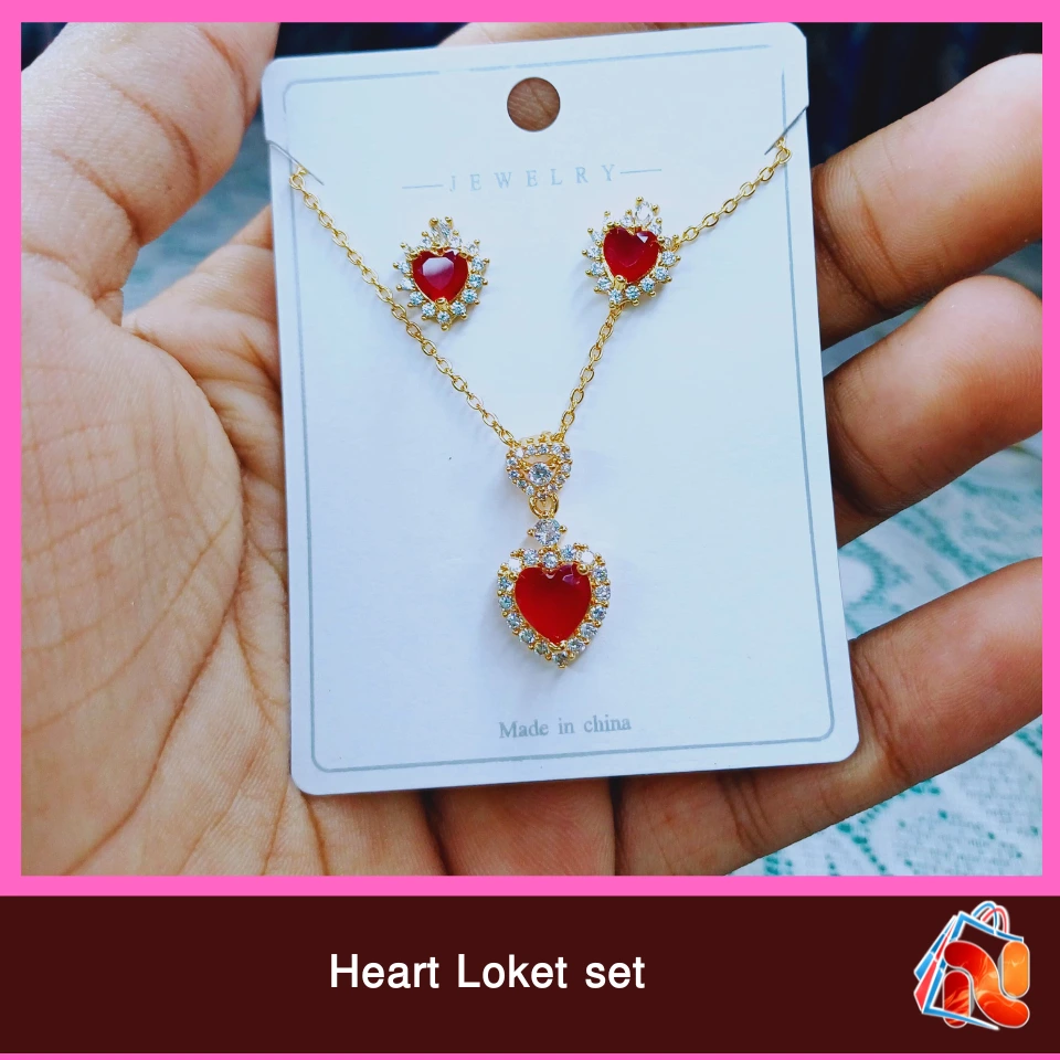 Lovely Heart-Shape Crystal Luxury Locket