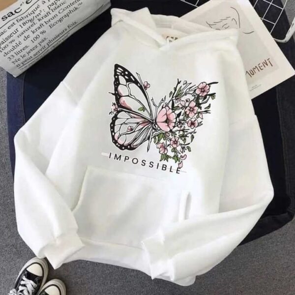 Primium Quality Stylish Hoodies For Ladies - Image 2