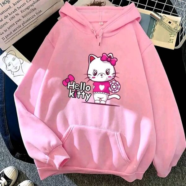 Primium Quality Stylish Hoodies For Ladies - Image 4